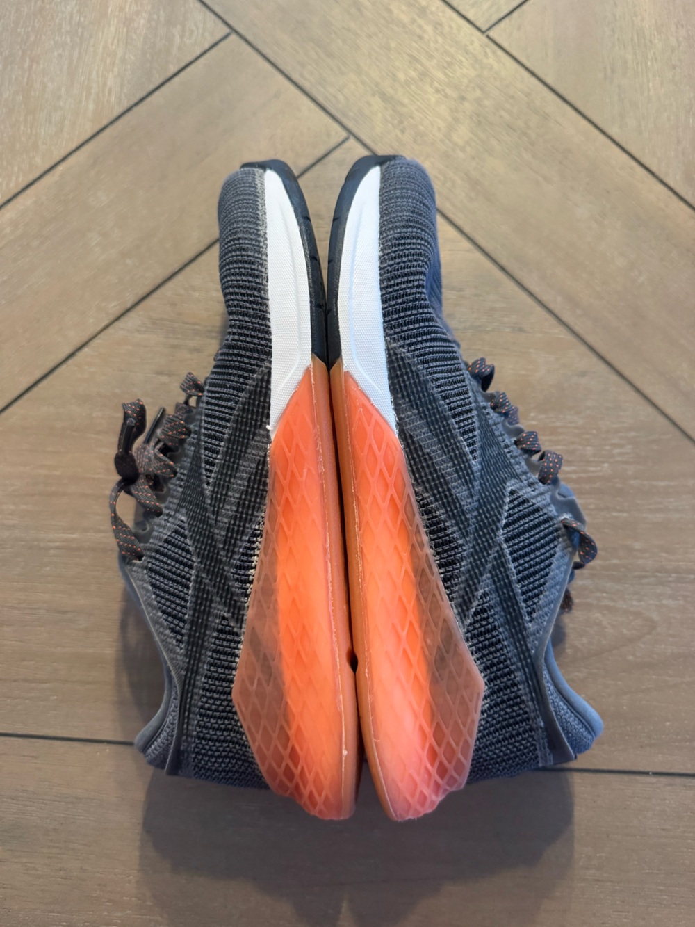 Reebok CrossFit Running Shoes - Grey with Orange and White Accents - Picture 6 of 11